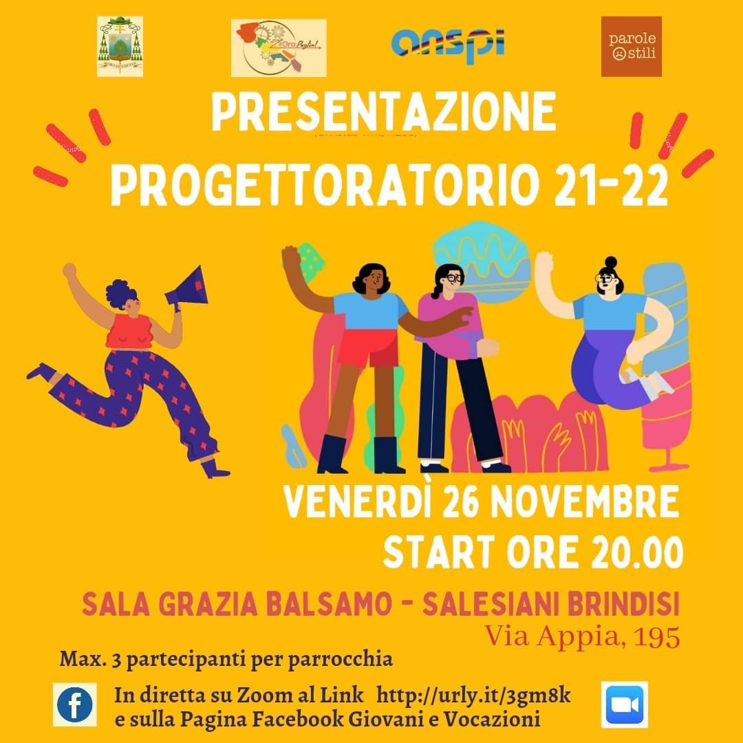 Presentazione ProgettOratorio 2021/2022