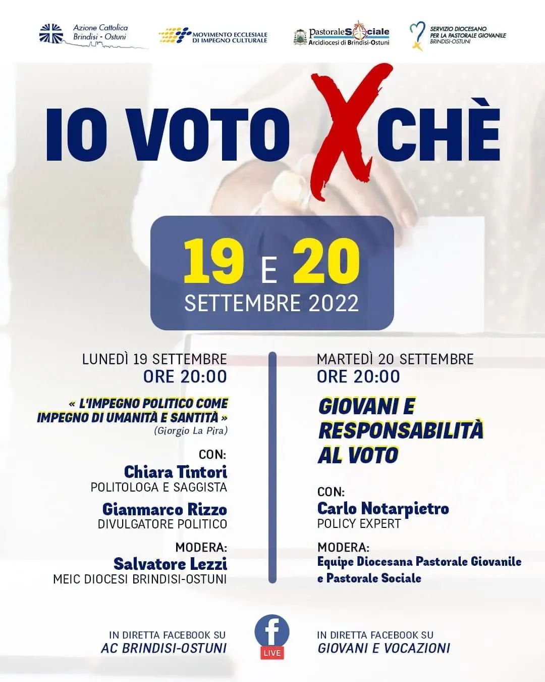 Io voto Xchè